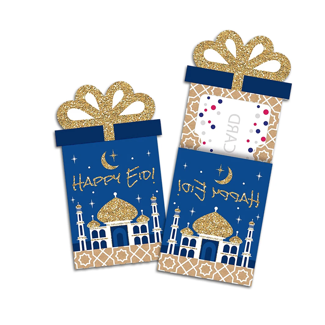 Set of 8 Eid Mubarak Party Money and Gift Card Sleeves  Nifty Gifty Card Holders