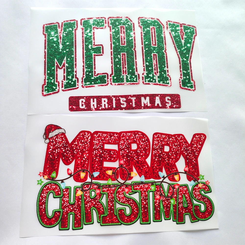 Christmas dtf transfers DTF Heat Transfer hot peel Design ready to ship dtf heat transfer for t shirt