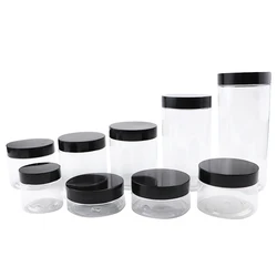 8 oz 250g thick wall acrylic marble  jar lipscrub container brown amber pet 8oz cosmetic plastic jars with lids for honey