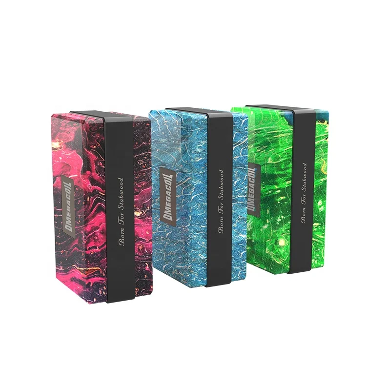  Новинка 2021 модная электронная сигарета Stabwood Mod Ultroner Omega Coil с одной батареей 18650 красная зеленая синяя