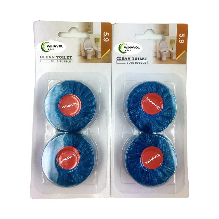 Factory Hot Selling Blue Bubble Toilet Bowl Block Bathroom Cleaner bleach