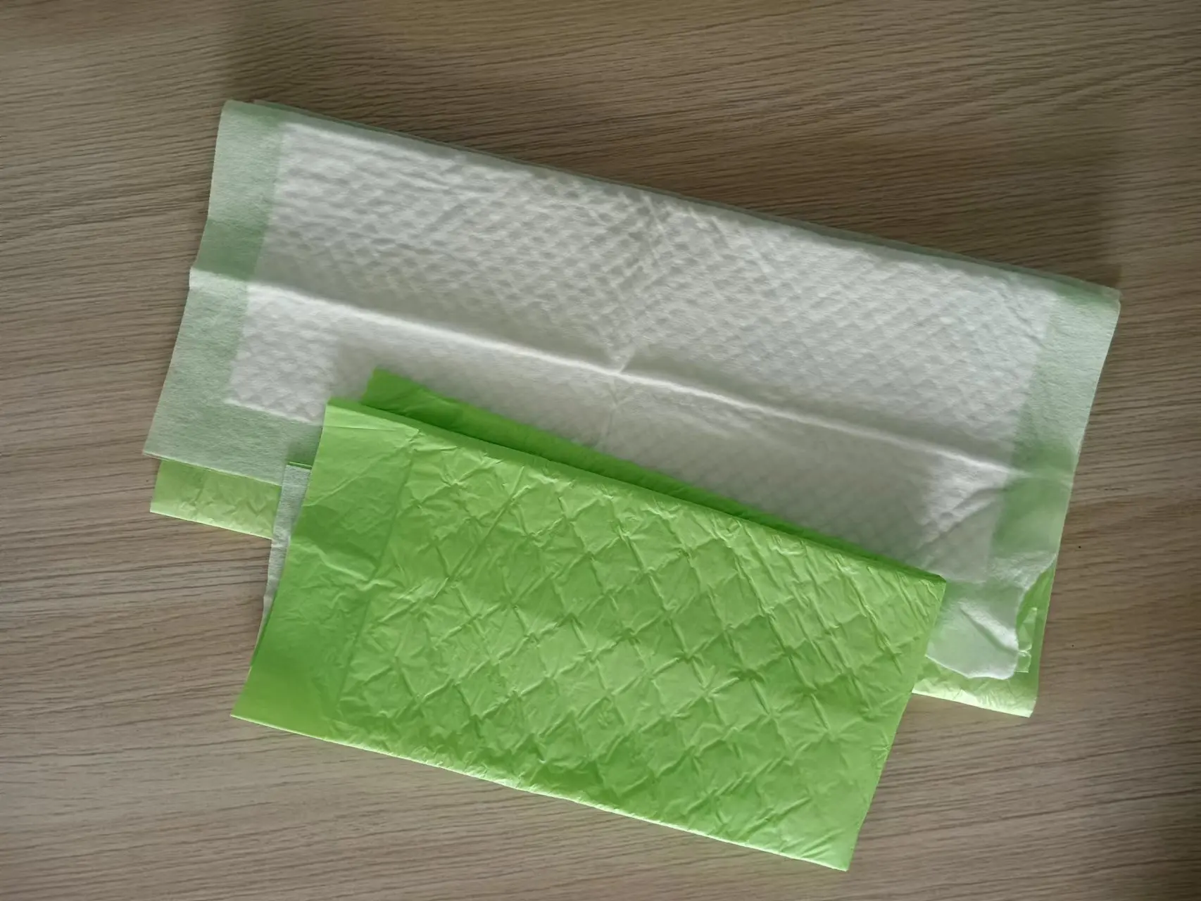 Wings Underpad Polymer Impregnated Tissue Disposable Underpads biodegradable underpad