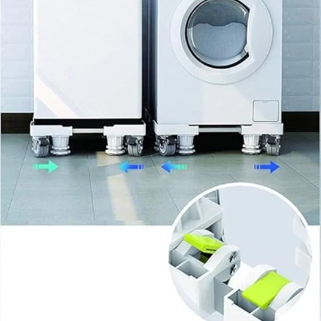 Roller washing machine base frame, universal moving universal universal wheel storage rack for refrigerators