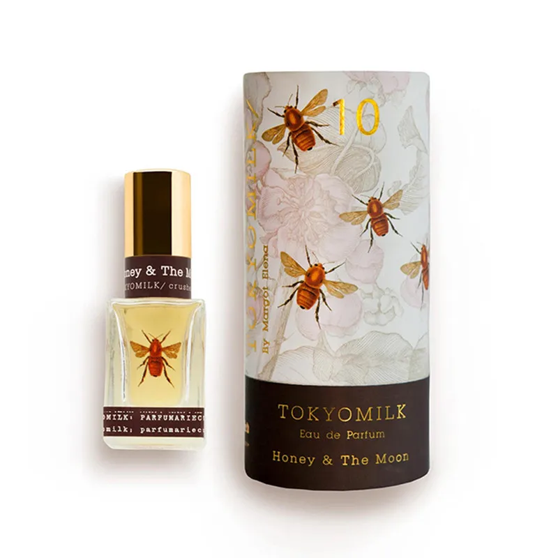 Wholesale Custom Luxury Women Perfume Bottle Packaging Empty Fragrance Gift Round Kraft Paper Box