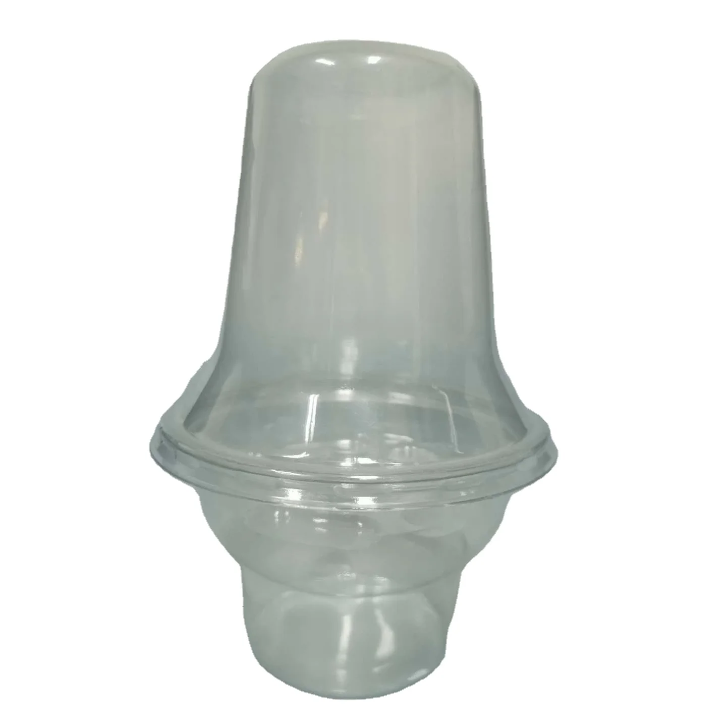 
Customized novelty ceramic coconut shell cup 3 pieces of ice cream cup 