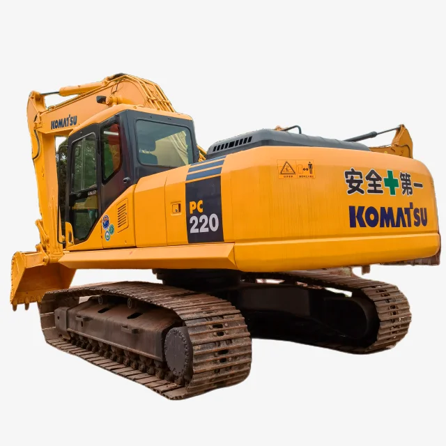 For sale used Japan Komatsu excavator PC220-7 komatsu 22 tons crawler excavator