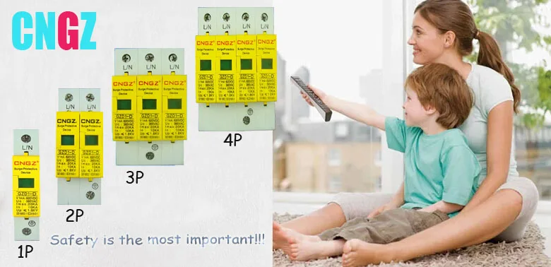 Manufacturer Factory Price AC Lightening Arrester SPD Surge Protector for Solar System