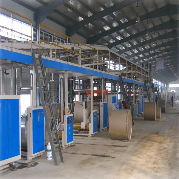 
 WJ120-1400	3 Layers Corrugated Cardboard Production Line  