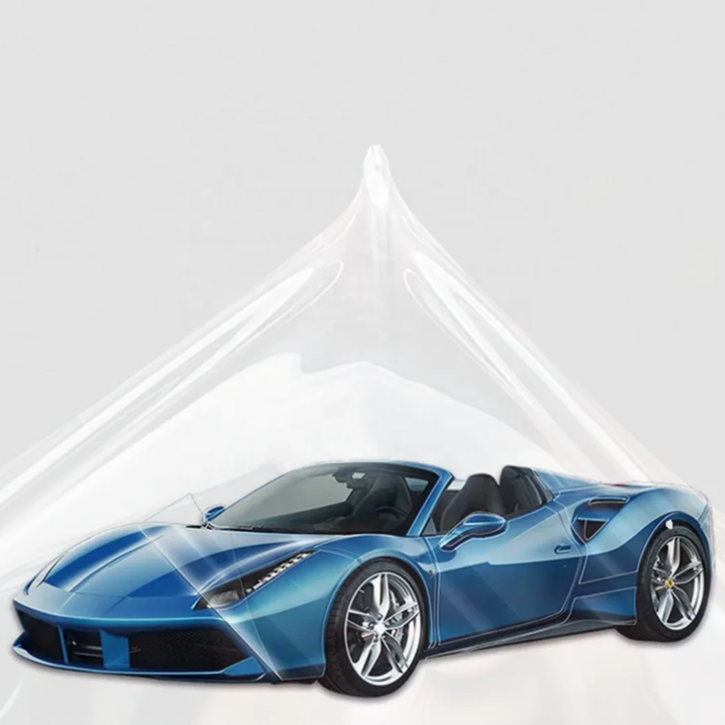 5.5 mil Thickness Transparent TPU ppf 1.52x15m Anti Scratch Self-adhesive Car TPU Paint Protection Film