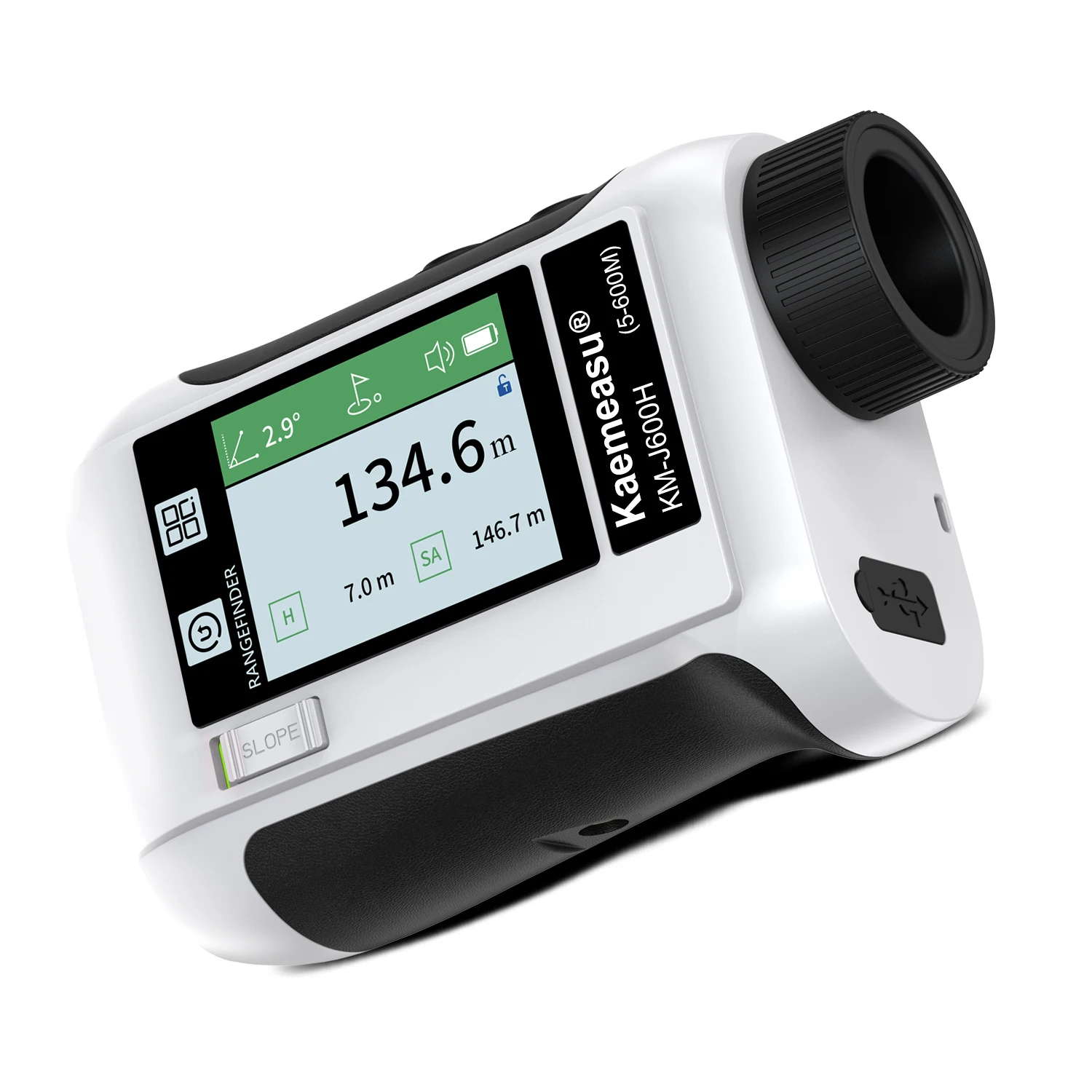 New 600M Golf Rangefinder Digital Laser Rechargeable Golf Rangefinder for Golf and Hunting