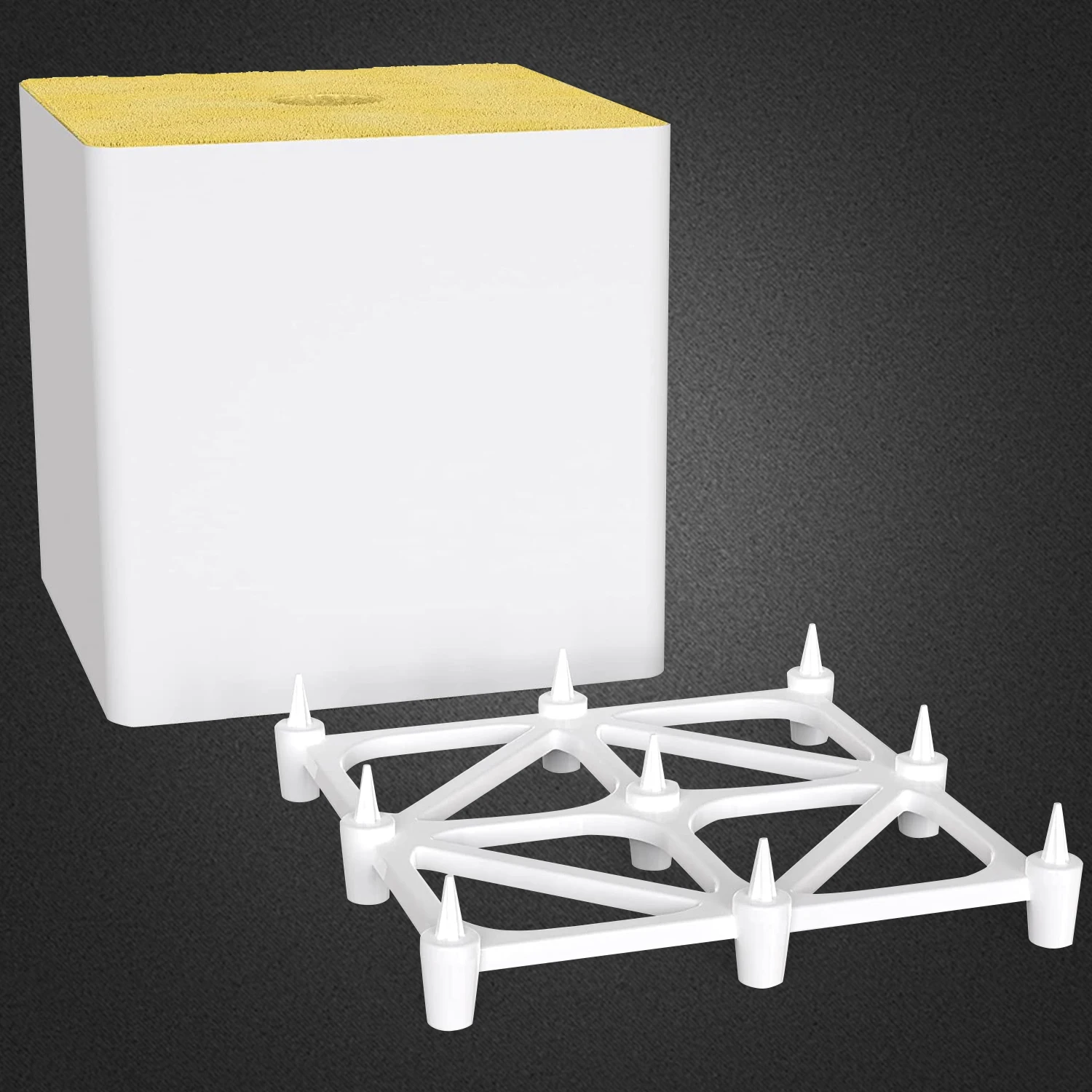 Us Warehouse Spot Rapid Delivery 6 Inch Lowes Price Root Riser Rock Cubes Bottom Tray