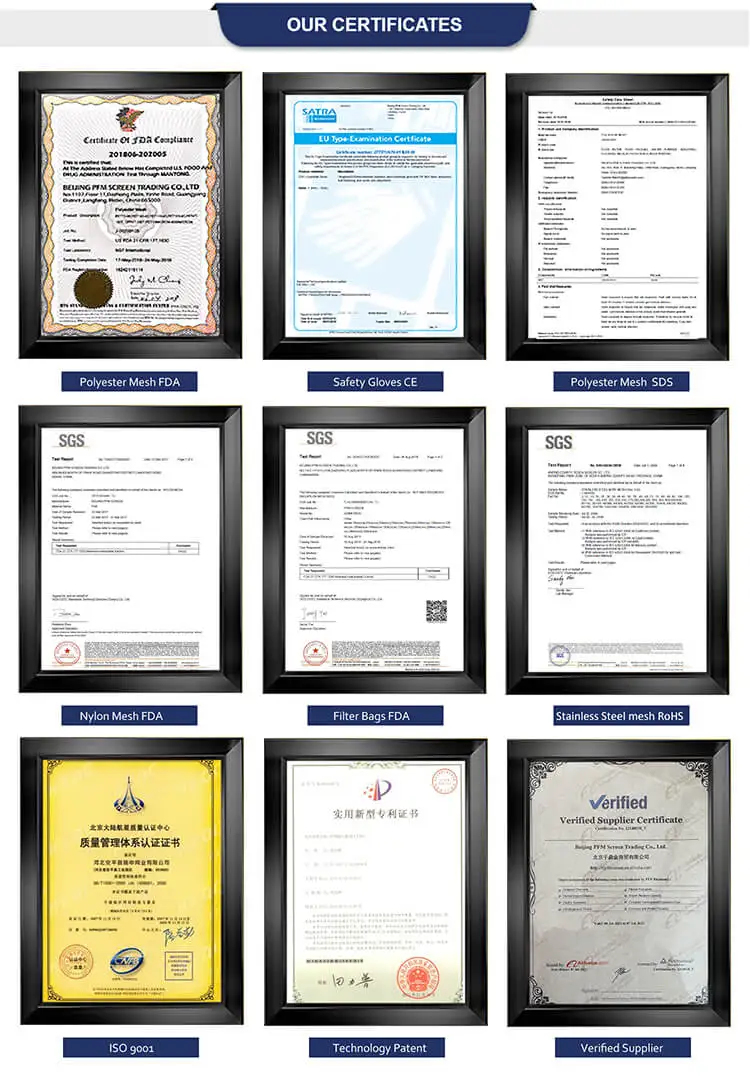 OUR CERTIFICATES