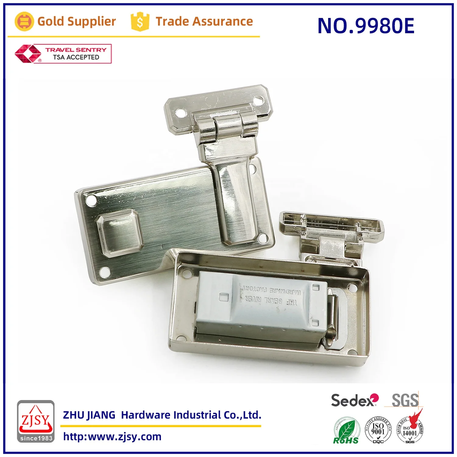 8890E fashionable zinc alloy briefcase toolbox lock security anti theft travel case lock aluminum case combination lock