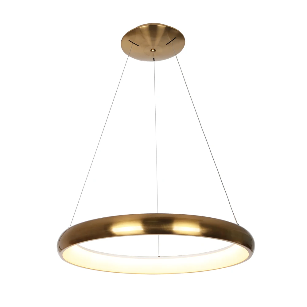 Minimalist round led pendant lamp ring led pendant lights for home decoration