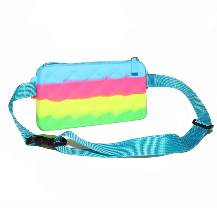 Ароматизированная стеганая сумка на пояс, Водонепроницаемая силиконовая спортивная сумка Yummy