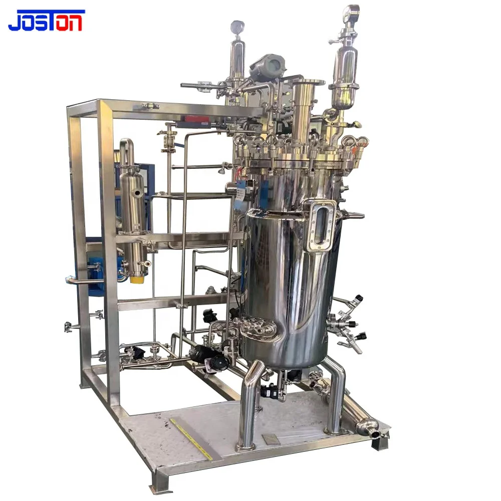 JOSTON 10L Industrial Laboratory Fermentation Reactor Lab Scale Bioreactor Fermenting Tank