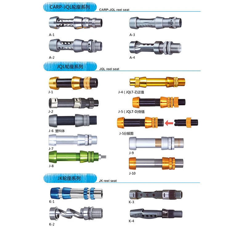 NPS Fishing Rod Buildings Plastic ABS Aluminum  Reel Seat For Spining And Casting Fishing Rods