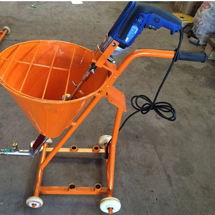 Electric Power Automatic Electric Wall Concrete Cement Plastering Mortar Plaster Spraying Machine