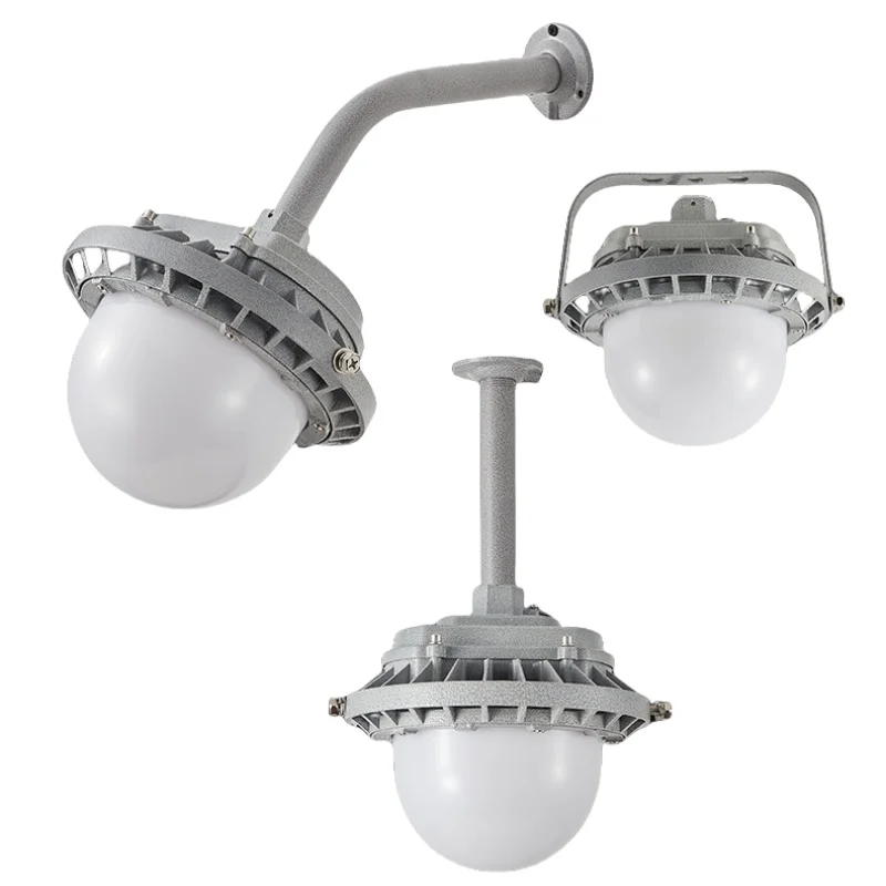 ATEX 70W 80W Grid Encasement Explosion Proof Ceiling Mounted High Bay Light For Power Plants