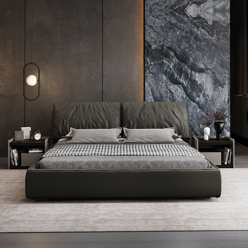 floor double marriage bed European style marriage bed