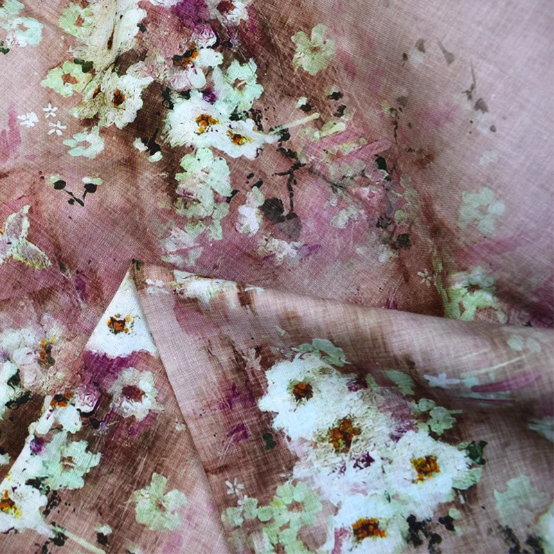 
Manufacturers Wholesale Cotton And Ramie For Vintage Printed Fabrics 