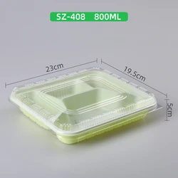 SZ-408 food storage plastic disposable 4-compartment food container