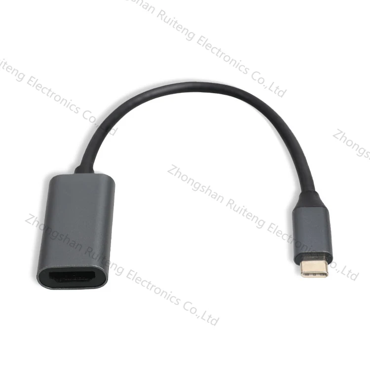 RTFLY хит продаж USB Type C к HDMI Женский входной кабель адаптер 4K 30Hz Type C USB к HDMI конвертер (1600306711594)
