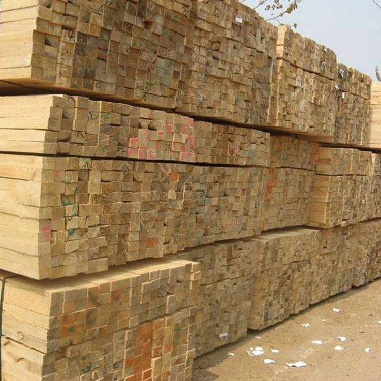 Construction Wood Sheet Material Pine Square Wood For Sale