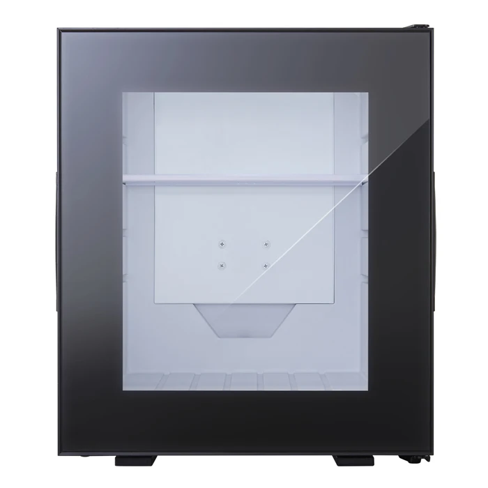 2024 Hot Sale Hotel Mini Bar Refrigerator 30 Liters Glass Door Noiseless thermoelectric Fridge Black