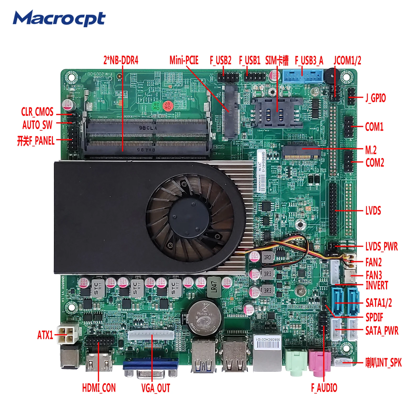 Материнская плата am5 поддерживает Intel 6,7 и 8 поколений i3, i5 и i7 2 * NB-DDR 4 Слот памяти x99 dual cpu материнская плата