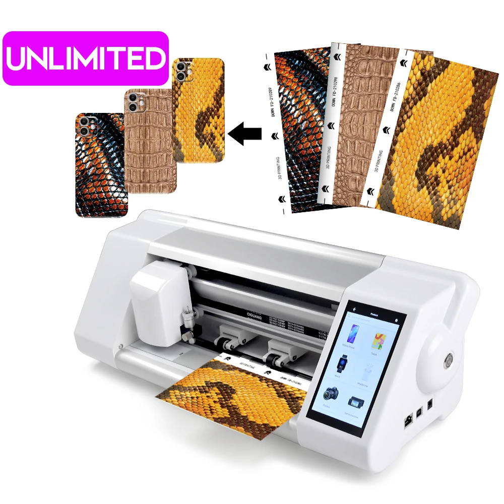 Неразборная машина для мобильного плоттера для защиты экрана телефона, машина для резки гидрогелевой пленки