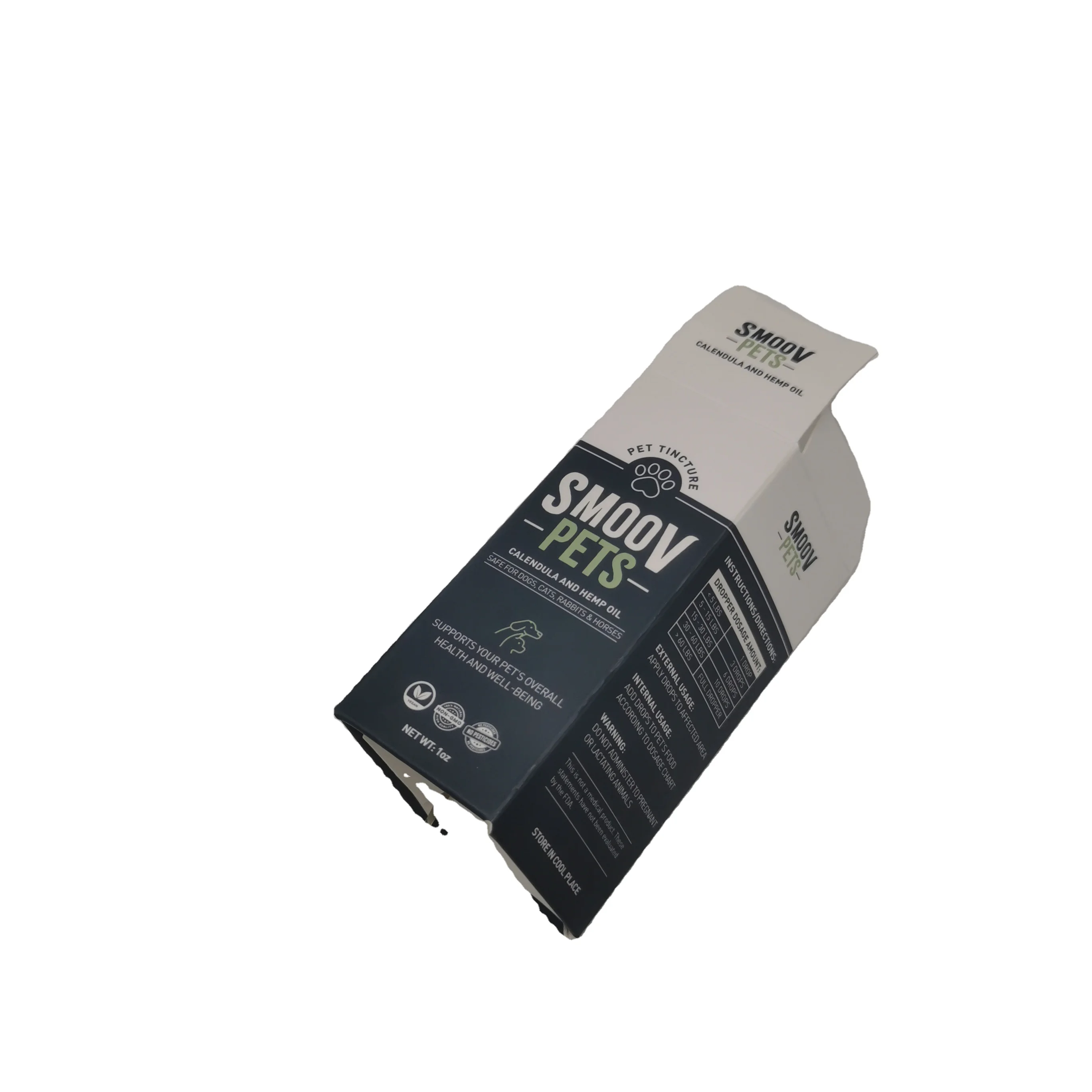 Wholesale cosmetic packaging box custom skincare oil package box with your design