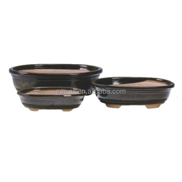Home and garden accessories colorful glazed ceramic pots bonsai pots
