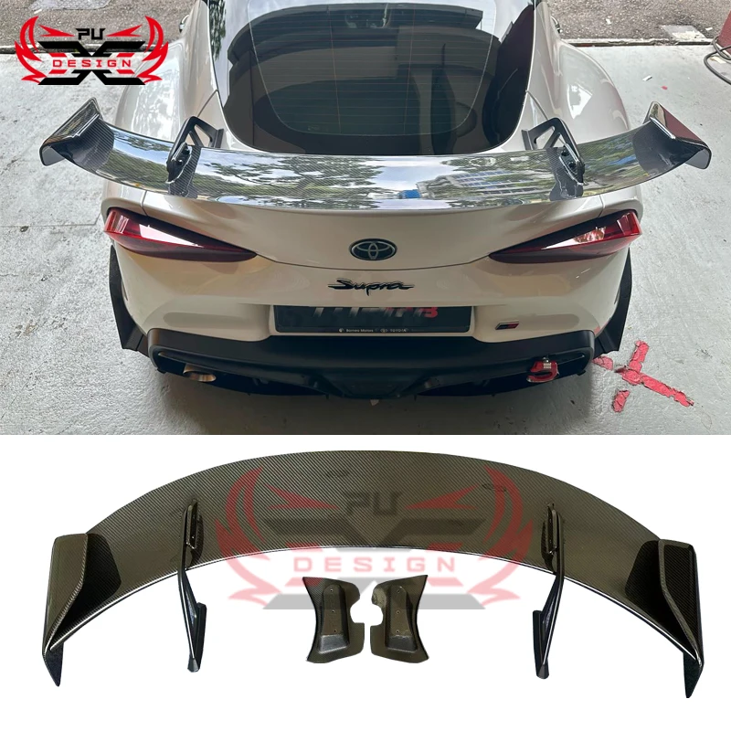 High performance good fitment carbon auto rear car wing spoiler for Toyota Supra A90 A91 MK5 Body kits