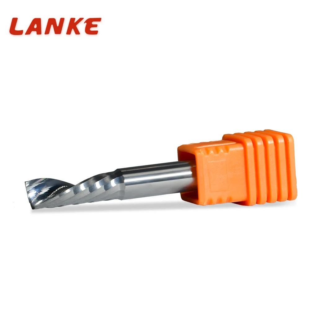 4mm solid carbide single flute dlc coated end mill acrylic sheet cutter  acrylic cutter router single line Milling cutter