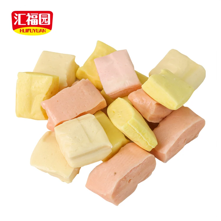
Wholesale chewy fruit flavor caramel toffee candy 