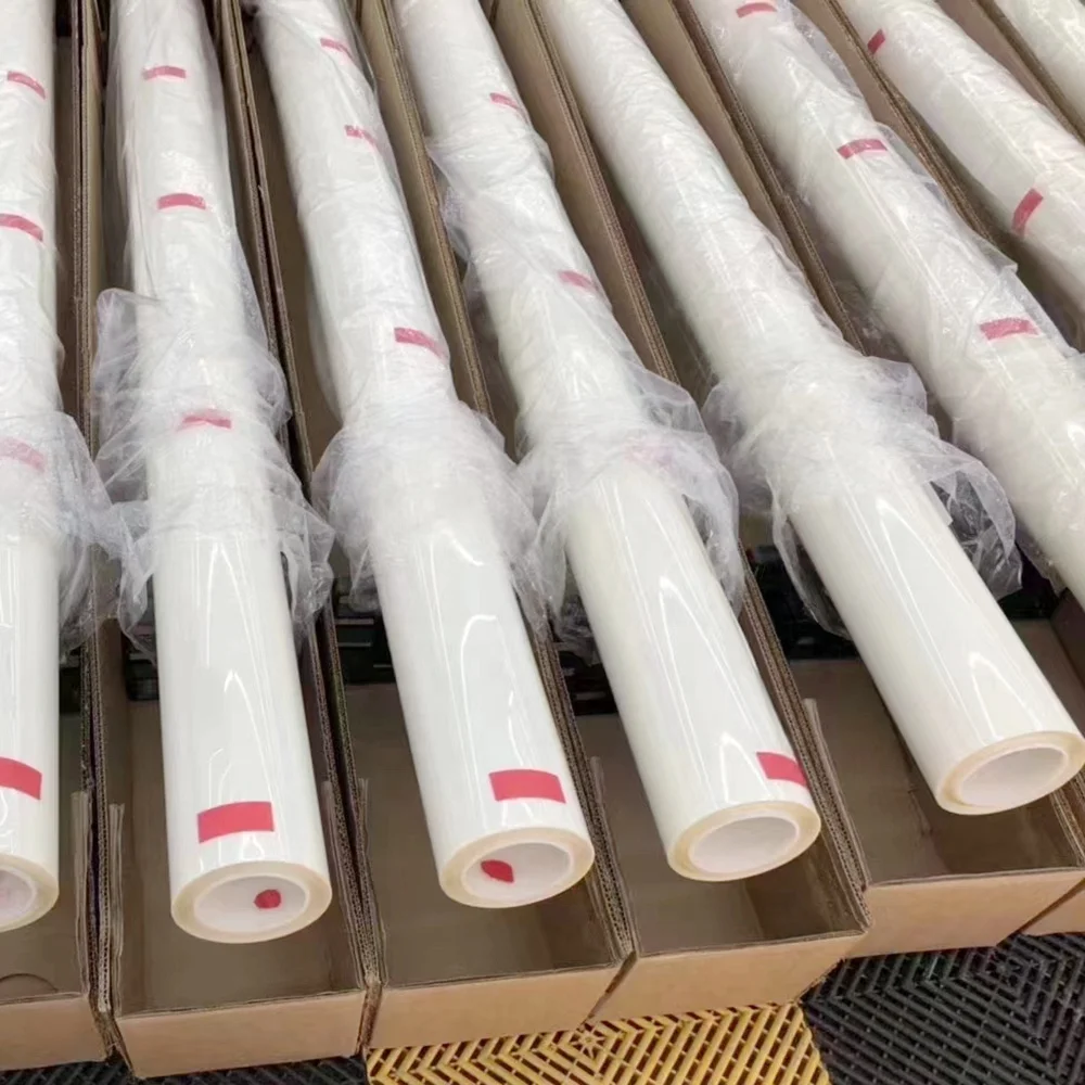 5.5 mil Thickness Transparent TPU ppf 1.52x15m Anti Scratch Self-adhesive Car TPU Paint Protection Film