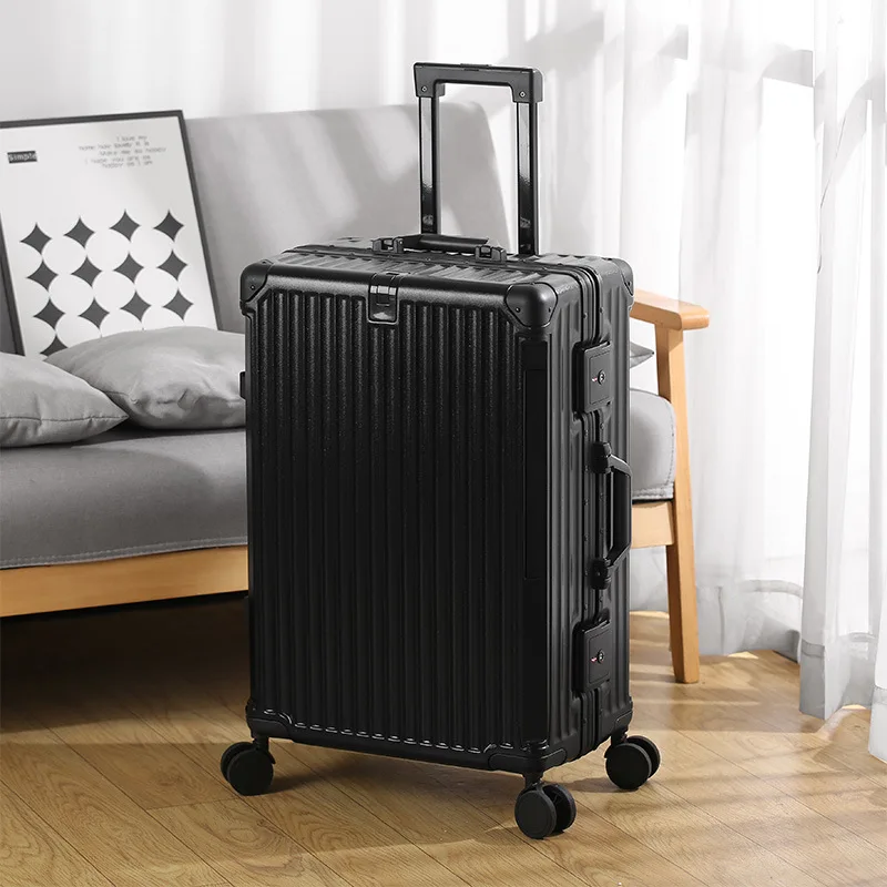 Abs Pc Anti-Scratch Waterproof Trolley Case Front Cover Open Pocket Suitcase with 360 Degree Universal Wheels Suitcase Luggage