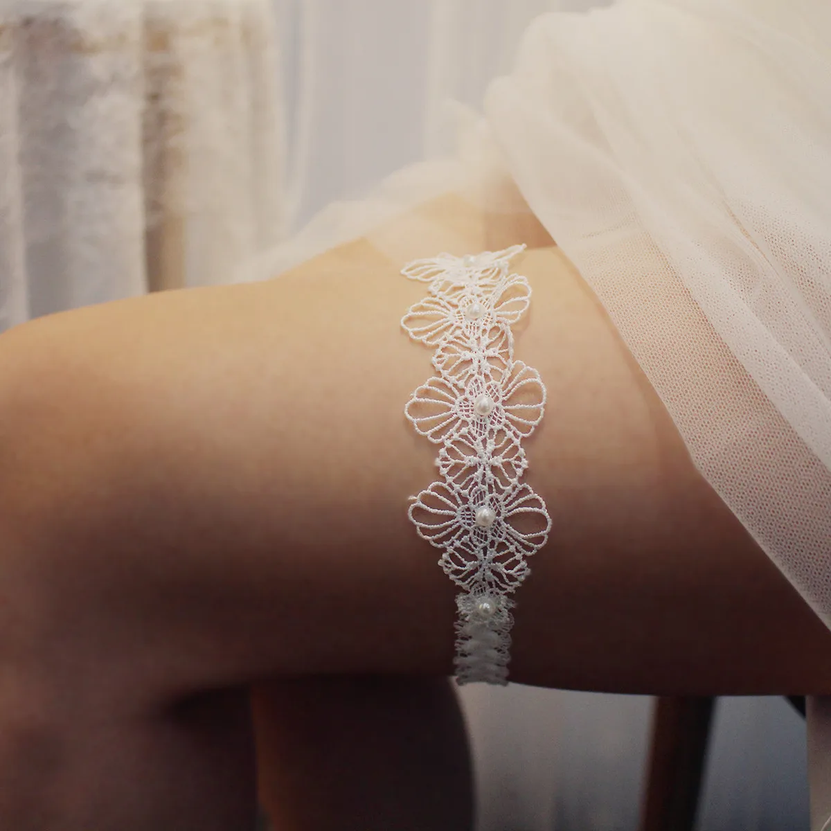 Сексуальная Кружевная подвязка SLBRIDAL с цветочным кружевом кристаллами стразами жемчугом свадебный пояс для бедра ног кольцо