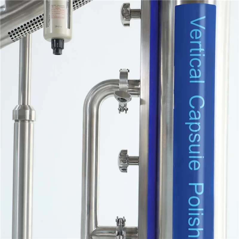 High Efficiency Vertical Capsule Polishing And Sorting Equipment Capsule Polisher With Sorter LFP150
