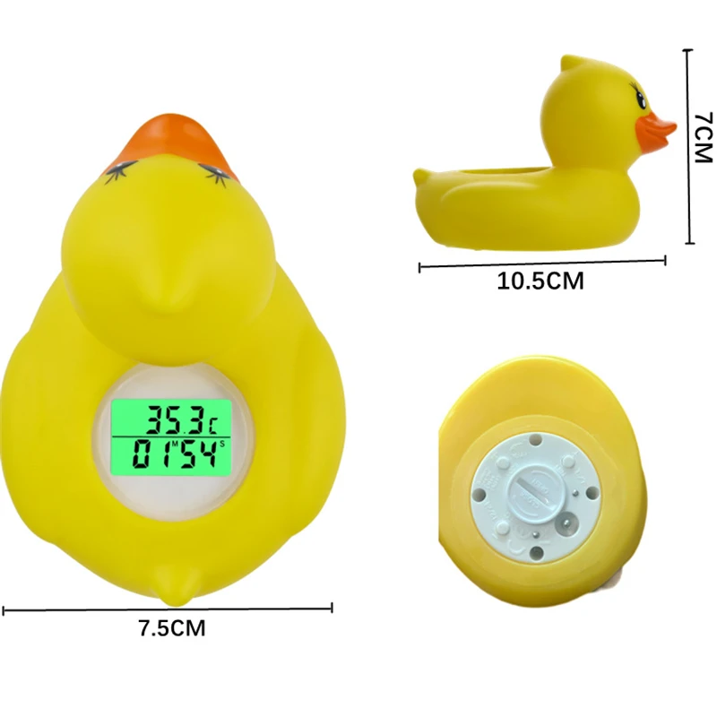 Baby Bath Water Thermometers Digital Water Temperature Thermometer Duck Floating Bath Toy for Infant Toddler Bathtub