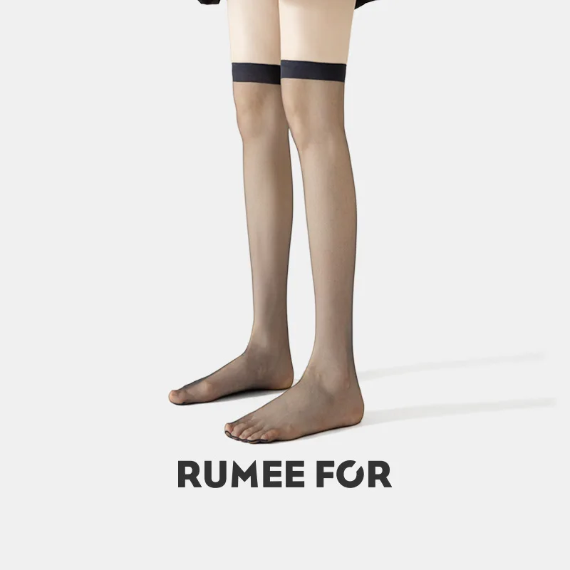 Summer thin stockings look slimmer jk Black stockings below knee high Socks For women