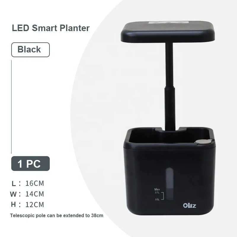 Creative mini smart garden for plants indoor garden hydroponic flower planter Home Garden smart pots planters with Led Light