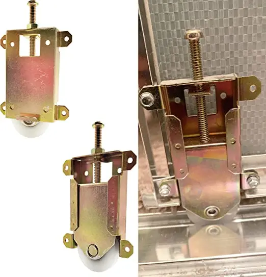 heavy duty sliding door roller wheels  Cabinet /Bottom Roller Sliding Closet Doors Hardware Accessories