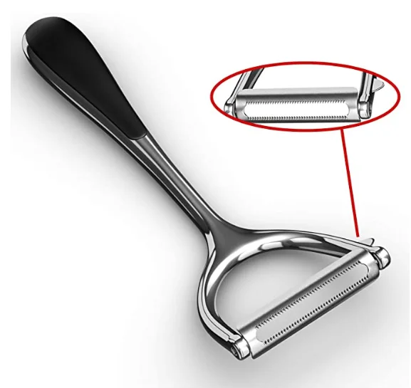 Ломтик из нержавеющей стали для яблок, картофеля, моркови, огурцов, фруктов, овощей на кухне с нескользящей ручкой, посудомоечная машина