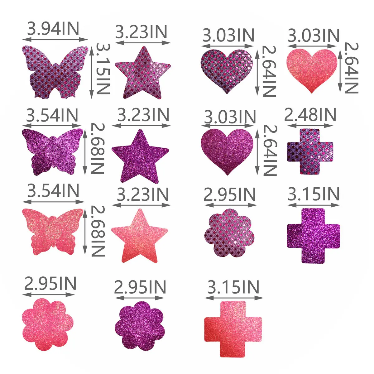 Wholesale Nipple Pasties Glow Uv Custom Designs Stripper Pasties Decoration Glitter Cover Breast Printable Nipple Sticker Cover