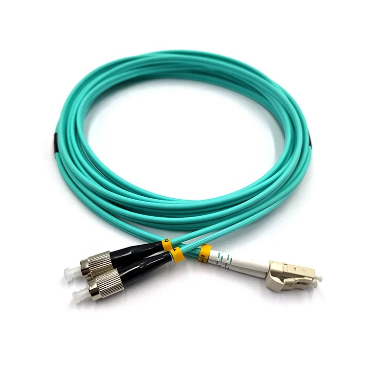 
Factory custom 10G OM3 lc-fc patch cord multimode dual core patch cord manufacturer 