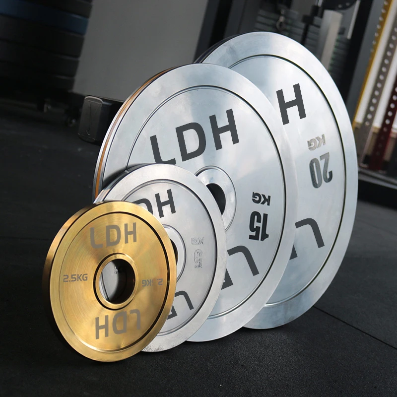 Factory wholesale gym fitness training equipment steel weight plates