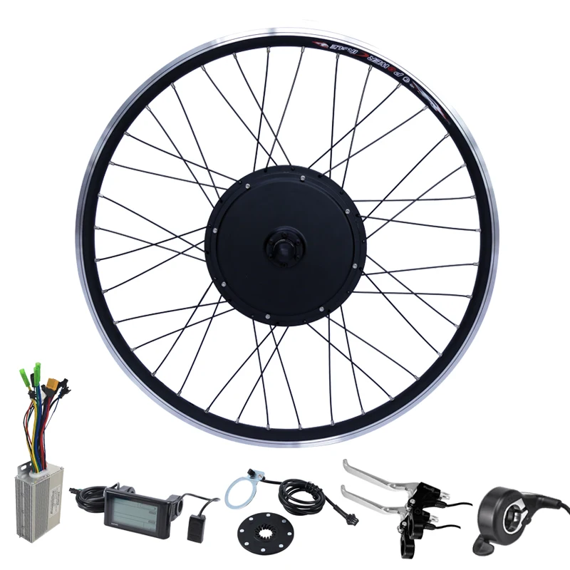 Popular electric bike parts ebike controller 1000w 48v 36v e bike hub rear motor set with battery for 750w
