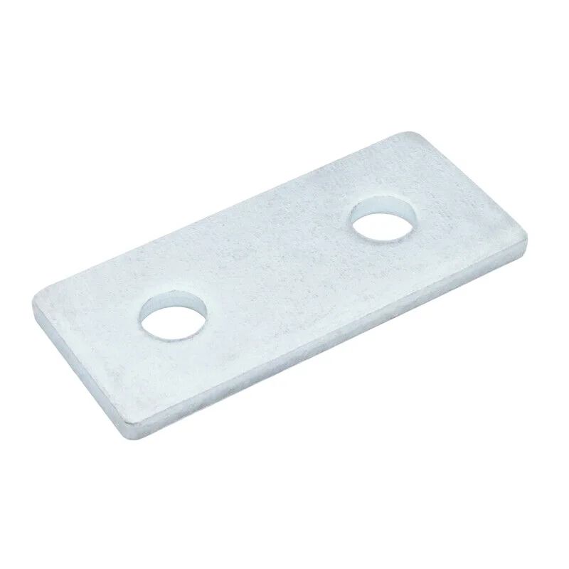 unistrut accessories strut channel fitting-2-Hole Flat Straight Strut Fitting Bracket